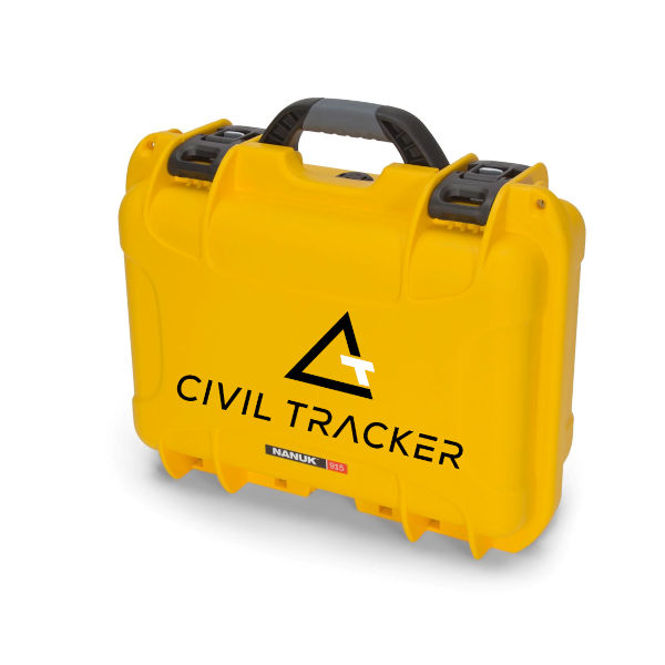 Durable Case with GPS Equpiment for Surveying Ground Control Points (GCPs)